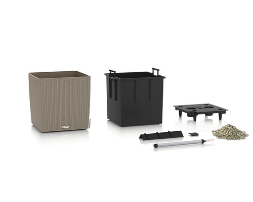 Lechuza Cube plantenbak met bewateringssysteem en accessoires