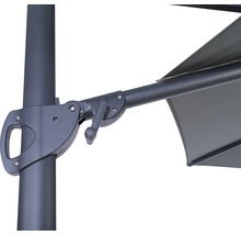 SOLUNA Zweefparasol Orléans met kruisvoetstandaard donkergrijs Ø 300 cm-thumb-10 SOLUNA Zweefparasol Orléans met kruisvoetstandaard donkergrijs Ø 300 cm-thumb-10
