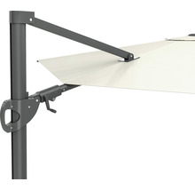 SOLUNA Zweefparasol Orléans met kruisvoetstandaard ecru Ø 300 cm-thumb-14 SOLUNA Zweefparasol Orléans met kruisvoetstandaard ecru Ø 300 cm-thumb-14