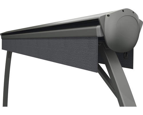 Zonnescherm met stof en frame