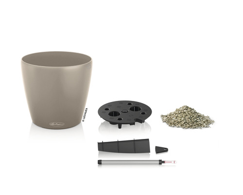 Lechuza Classico 21 complete set inclusief plantenbak, inzetstuk, aardesubstraat en irrigatiesysteem