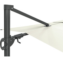 SOLUNA Zweefparasol Orléans ecru 300x300 cm, hoogte 251 cm-thumb-12 SOLUNA Zweefparasol Orléans ecru 300x300 cm, hoogte 251 cm-thumb-12