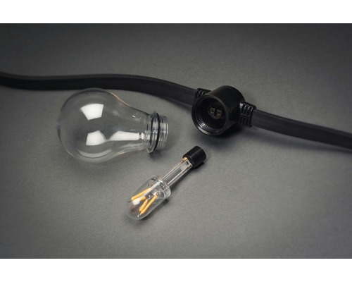 Lichtsnoer met fitting en lamp