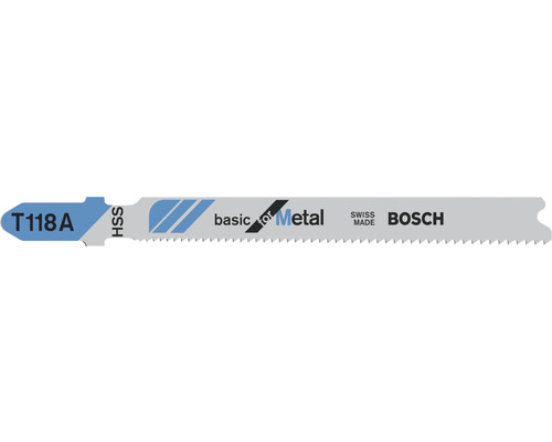 Bosch decoupeerzaagblad T118A Basic for Metal