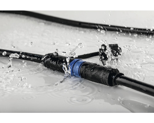 Waterdichte elektrische kabelverbinding onder water