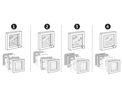 Instructies voor het gebruik van een fotolijst