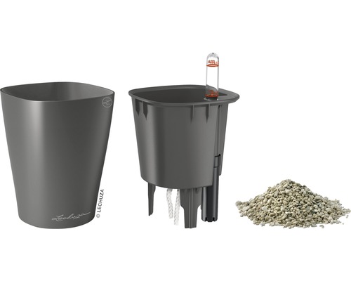 Lechuza Classico 21 plantenbak met irrigatiesysteem en Pon-substraat