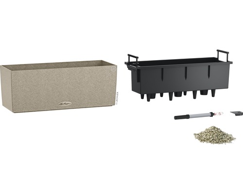 Lechuza plantenbak met inzet, waterniveau-indicator en drainage