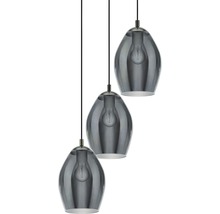 EGLO Hanglamp Estanys 3-lichts nikkel/zwart-thumb-3