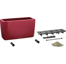 Rechthoekige plantenbak met irrigatiesysteem en accessoires