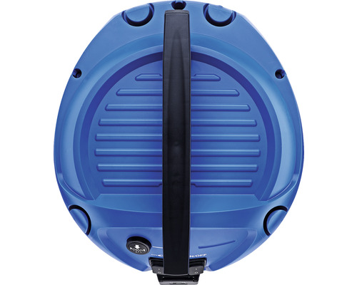 Blauwe led-handlamp met handgreep