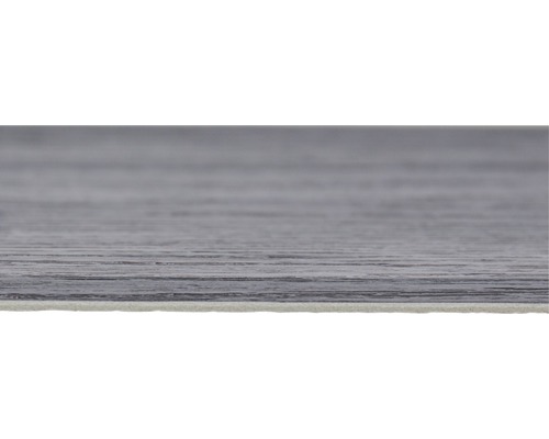 Detailopname van een grijze vinylvloer met houtlook