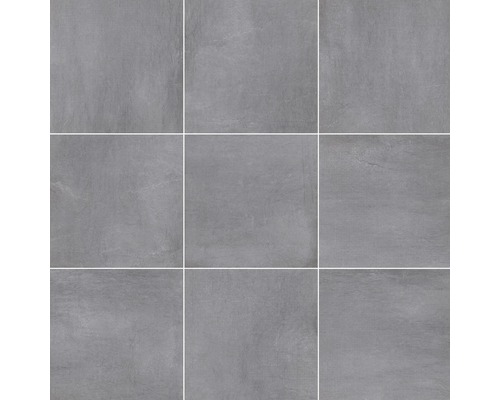 Grijze vloertegels, vierkant gerangschikt