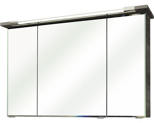 Spiegelkast met drie deuren en verlichting