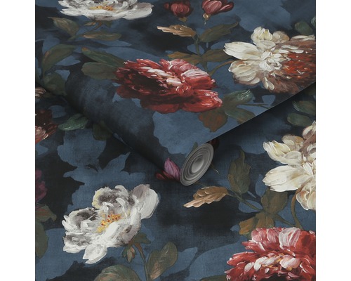 Behangrol met bloemmotief voor wanddecoratie