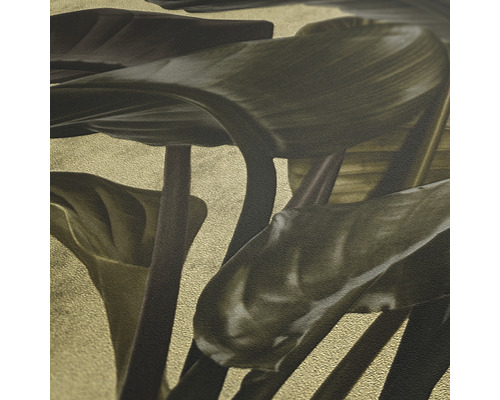 Close-up van een behang met plantmotieven