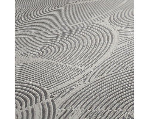 Behang met cirkelvormig lijnenpatroon
