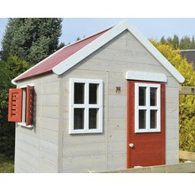 Speelhuis hout geïmpregneerd rood 197x290x242 cm