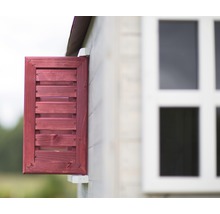 Speelhuis hout geïmpregneerd rood 350x192x242 cm