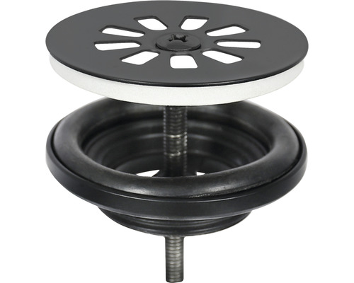 Wastafelstop met zeef en afdichting