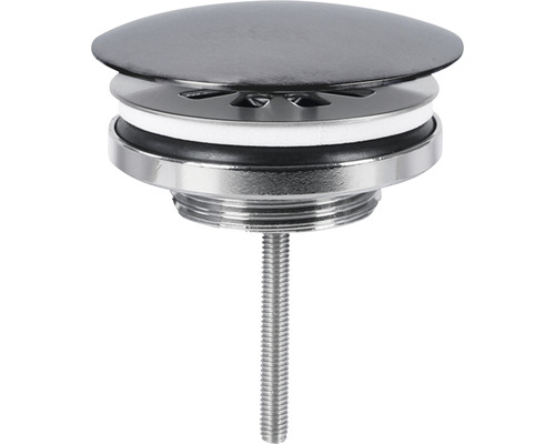 Afvoerplug voor wastafel van metaal