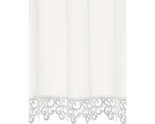 Gordijn met kanten rand