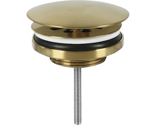 Wastafelafvoerset met zeef en draadstang