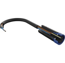 Connector met kabel in dwarsdoorsnede