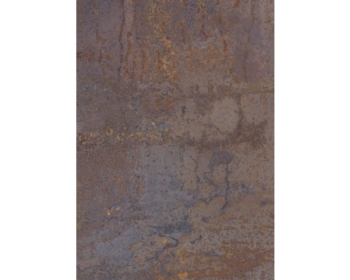 KAINDL Aanrechtblad rusty iron K4398, 4100x635x38 mm Roestige metalen plaat als achtergrond