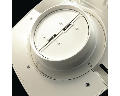 Gedetailleerde foto van een ventilatieapparaat met klep