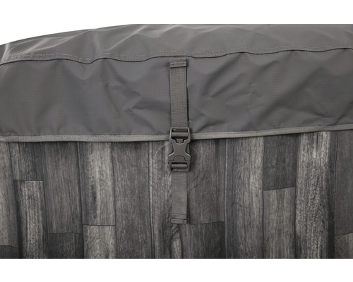 Afdekking voor whirlpool met gesp en houten bekleding