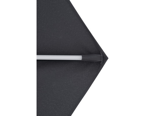 Detail van een parasol met baleinen