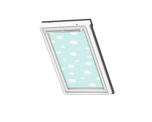 Dakvenster met wolkenpatroon