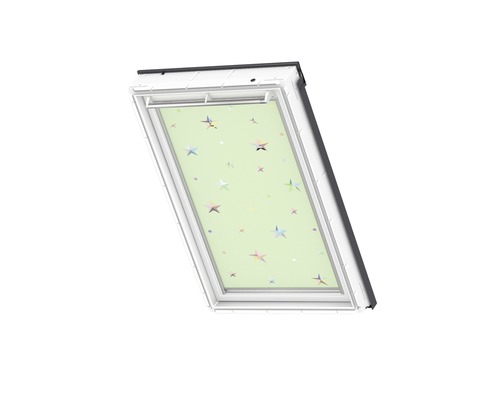 Dakvenster met sterrenpatroon
