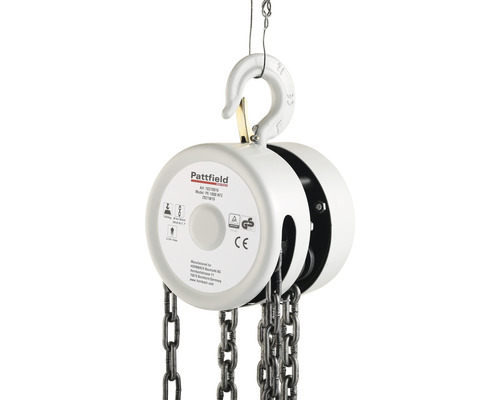 Pattfield kettingtakel met haak en ketting