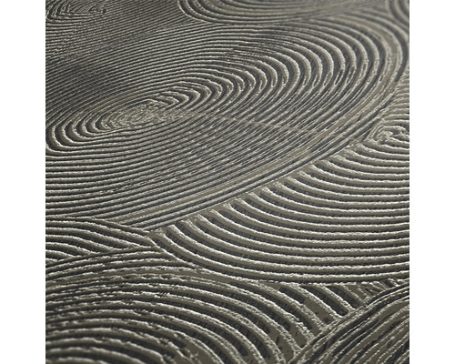 Close-up van een behang met cirkelstructuur.