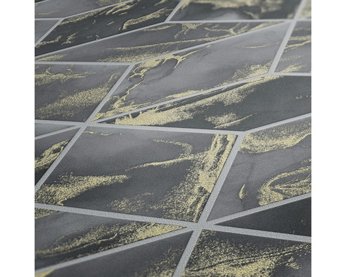 Behang met geometrisch marmerpatroon