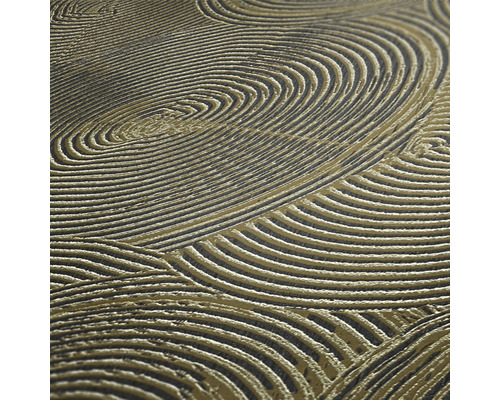 Close-up van een behang met concentrische cirkels
