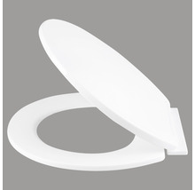 Toiletdeksel van kunststof, geopend