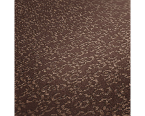 Close-up van een bruin vinylbehang met patroon