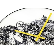 NEXTIME Wandklok sax city wit ø 40 cm