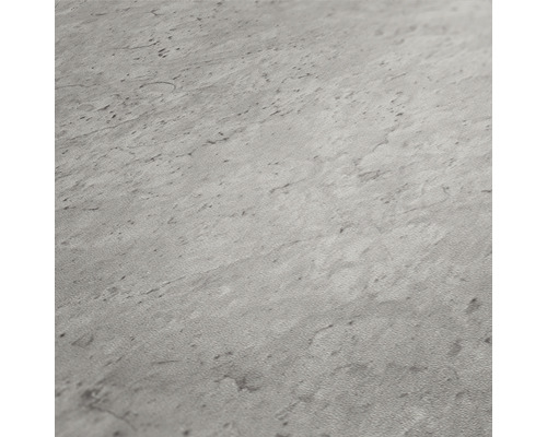 Close-up van een grijs vinylvloeroppervlak met steendecor