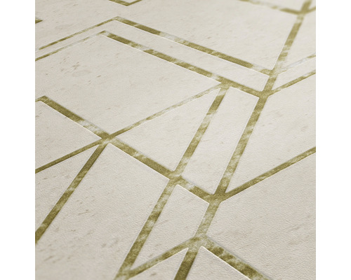 Detailopname van een behang met een geometrisch patroon