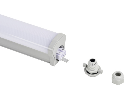 Vochtbestendige lamp met kabelwartel