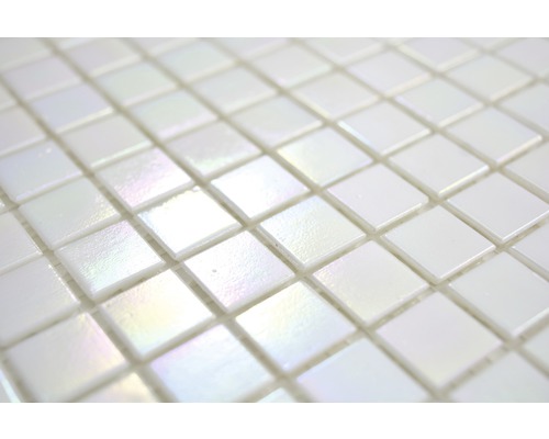 Close-up van een mozaïek van glazen tegels