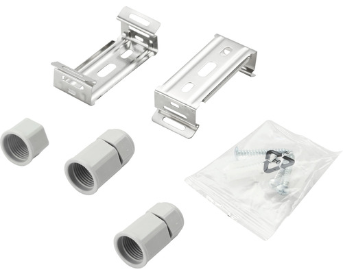 Installatiemateriaal voor elektrische leidingen: houders, koppelingen en schroeven