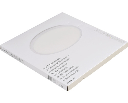 Verpakking van een LED plafondlamp