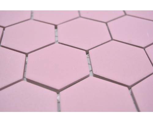 Close-up van zeshoekige tegels