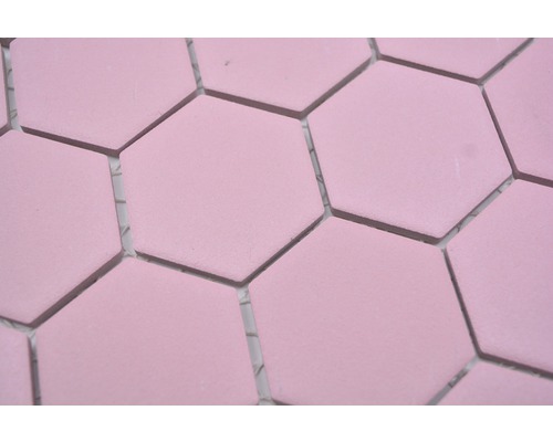 Close-up van zeshoekige tegels