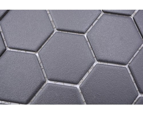 Close-up van zeshoekige tegels